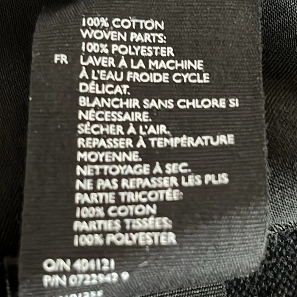 COS Mixed Media Sweater & Pleated Woven Dress in Black - Size Medium - Picture 7 of 8